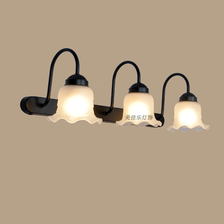 Đèn pha gương kiểu mỹ đèn led nhà vệ sinh phòng tắm bàn trang điểm tủ gương đèn trước gương phòng ngủ đơn giản cổ điển