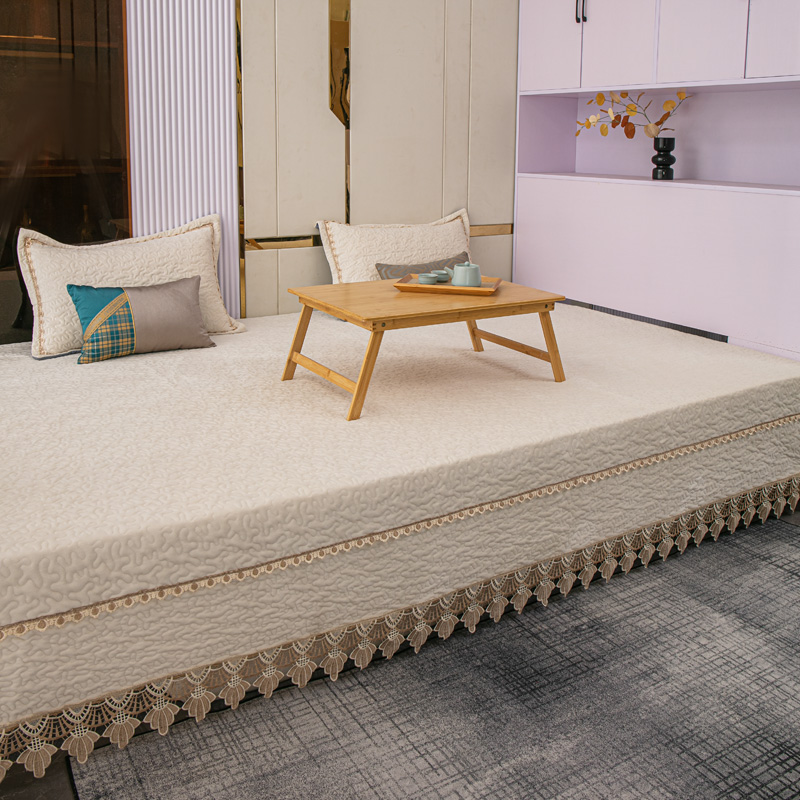 加厚纯色牛奶绒榻榻米专用床盖防滑大炕盖不跑床床单2025新款定制