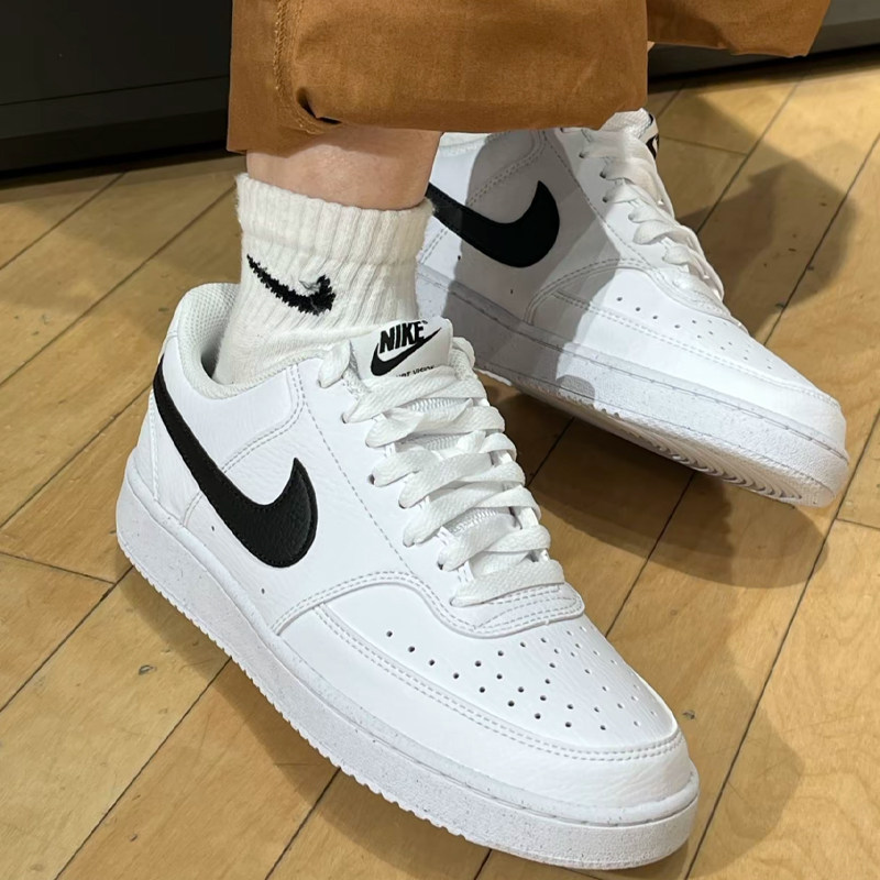 耐克/Nike Court Vision 男款白色舒适耐磨低帮板鞋 DH2987-101