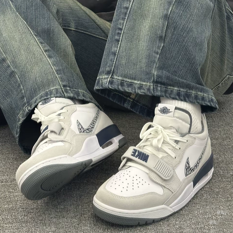 耐克/Nike Air Jordan Legacy 312 白灰低帮复古篮球鞋CD9054-124