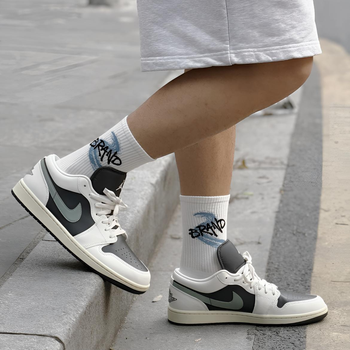 耐克/Air Jordan 1 Low 黑绿色 低帮 复古篮球鞋 DC0774-001