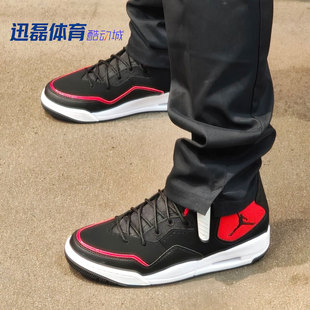 Courtside 006 Nike Jordan 复古休闲篮球鞋 AR1000 黑红 耐克