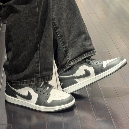 耐克/Nike Air Jordan 1 Low AJ1 灰白复古低帮篮球鞋553558-044