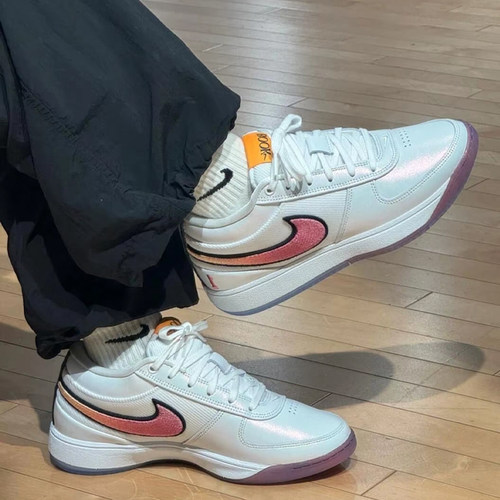 耐克/Nike Book 1 布克1代 白橙色男子低帮复古篮球鞋 IH0893-100