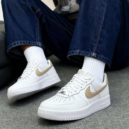 耐克/Nike Air Force 1 白黄时尚百搭经典耐磨低帮板鞋FJ4146-120