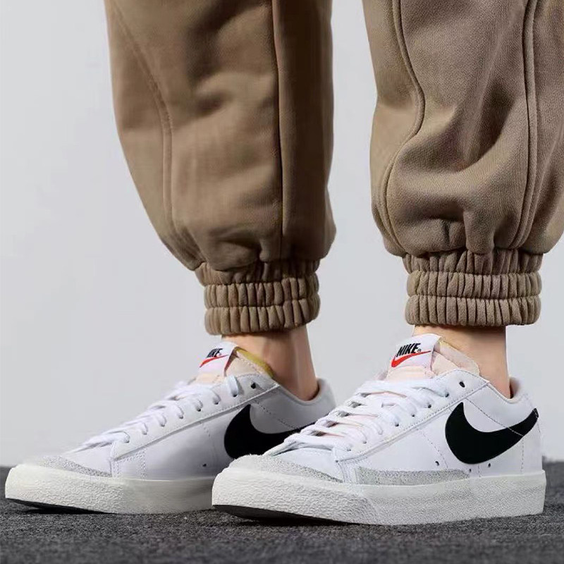 耐克/Nike Blazer 灰白男款低帮百搭休闲复古经典板鞋 DA6364-101,运动鞋new,板鞋,淘宝优惠券,粉丝福利购,淘宝优惠卷