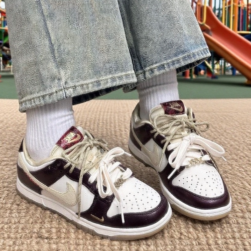 耐克/Nike Dunk Low 白金红女子低帮潮流休闲运动板鞋 HV5991-171