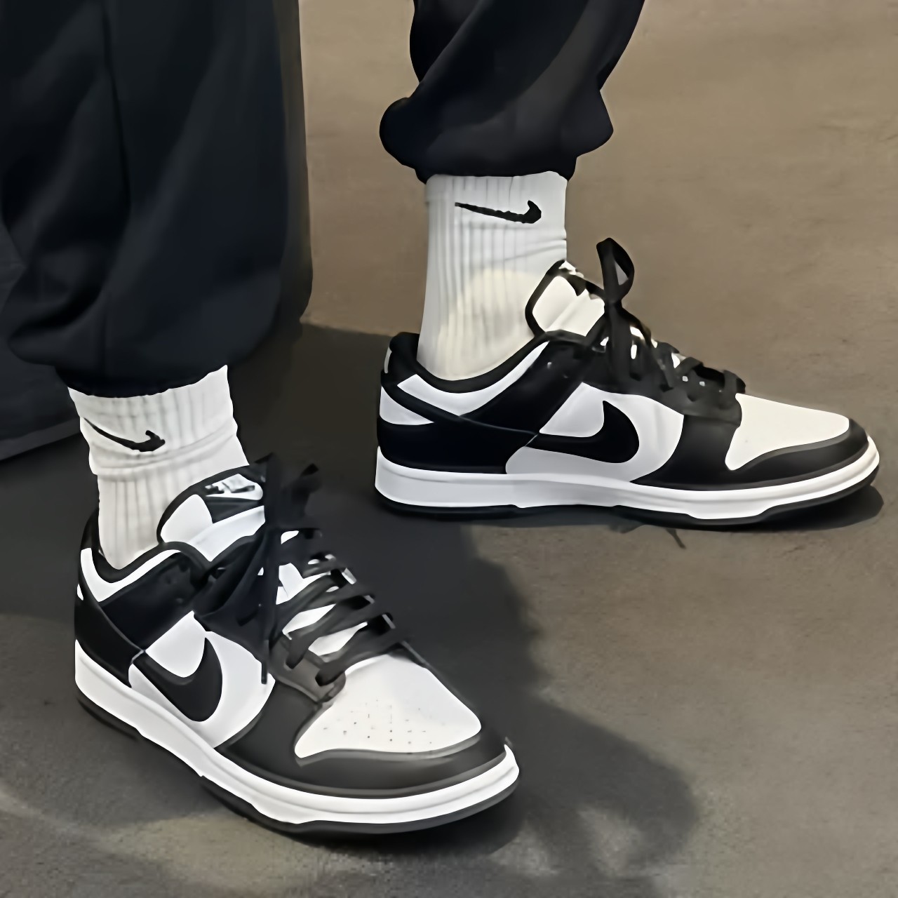 耐克/Nike Dunk Retro Black 男款黑白熊猫低帮板鞋 DD1391-100,运动鞋new,板鞋,淘宝优惠券,粉丝福利购,淘宝优惠卷