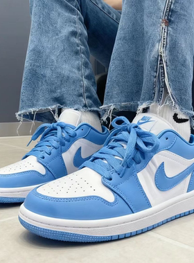 耐克/Nike Air Jordan 1 Low AJ1 蓝白复古低帮篮球鞋AO9944-441