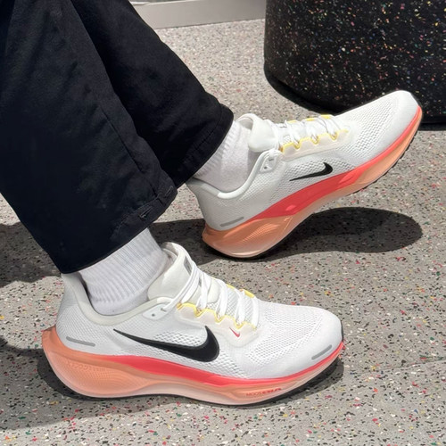 耐克/Nike Air Zoom Pegasus 41 白橙男款低帮复古跑鞋IB6656-108