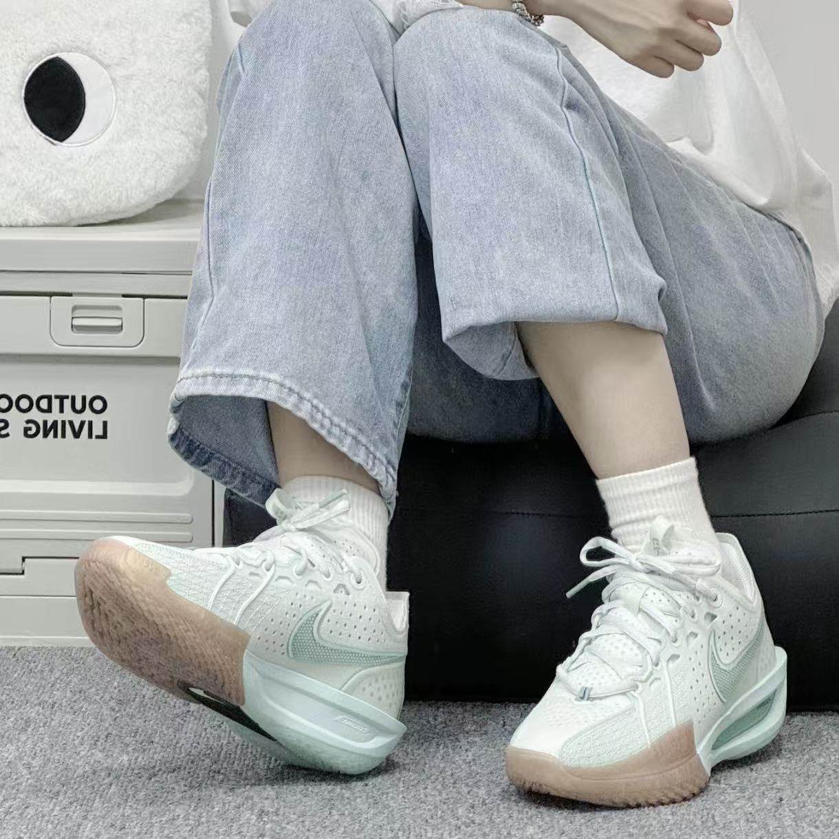 耐克/Nike  Air Zoom G.T. Cut 3薄荷绿低帮实战篮球鞋DV2918-300,运动鞋new,板鞋,淘宝优惠券,粉丝福利购,淘宝优惠卷