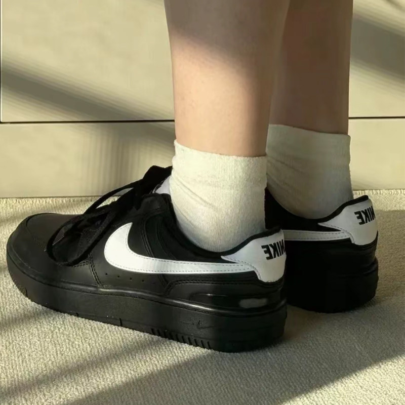 耐克/Nike Court Vision 黑白男子百搭低帮复古板鞋 FZ0630-010,运动鞋new,板鞋,淘宝优惠券,粉丝福利购,淘宝优惠卷