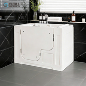 尚雷仕老人浴缸无障碍侧开门坐式 深泡澡步入式 小户型按摩恒温家用