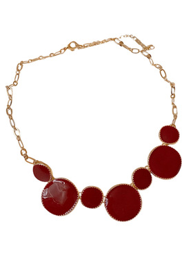 不规则圆形简约时尚项链法式复古小众百搭锁骨链轻奢感项饰女