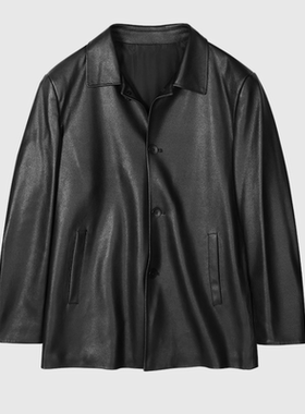 8661男士真皮黑色皮衣外套【款式和型号以直播间为准】休闲春秋冬