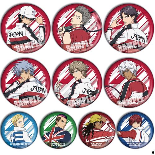 网王镭射动漫徽章吧唧挂件