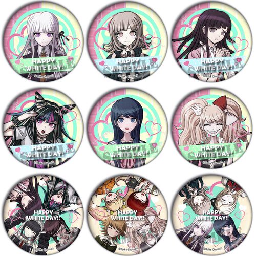 弹丸论破12吧唧镭射徽章周边COS现货动漫游戏谷子胸章同人挂件B-