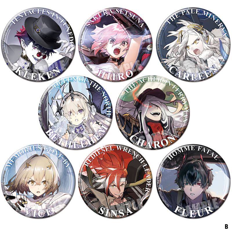 白夜极光周边卡莲动漫二次元胸章