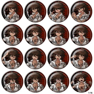 终里赤音 弹丸论破2吧唧镭射徽章动漫谷子游戏周边现货胸章11