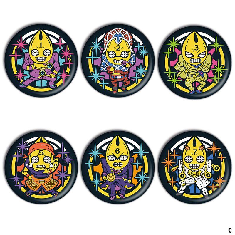 JoJo的奇妙冒险周边COS黄金之风动漫徽章胸章二次元吧唧挂件周边C,模玩/动漫/周边/娃圈三坑/桌游,动漫挂件/文具,淘宝优惠券,粉丝福利购,淘宝优惠卷