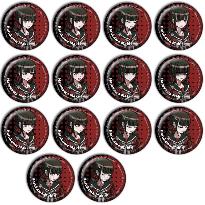 春川魔姬 弹丸论破V3吧唧 镭射徽章动漫游戏周边现货谷子同人胸章