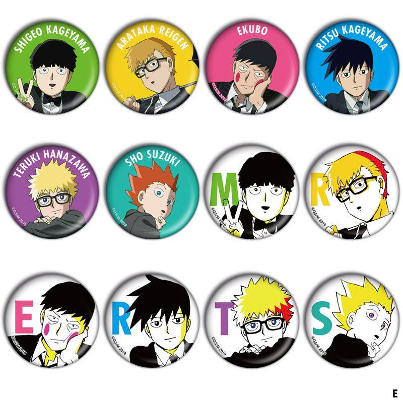 路人超能100灵能百分百周边吧唧影山律同人挂件镭射胸章徽章e款