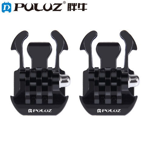 PULUZ适用于Gopro快插快拆座 小蚁运动配件固定底座活动基座2个