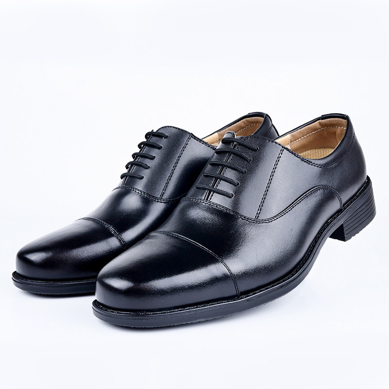 WINTER MENS LEATHER WOOL VELVET WARM THREE-JOINT LEATHER SHOES BUSINESS FORMAL WEAR SECURITY OFFICE WORK COTTON LEATHER SHOES