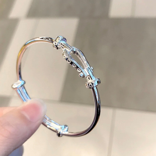 41繁花似锦手镯女手镯镯子送老婆妈妈礼物ins-4