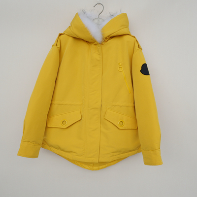 专柜正品超值80绒宽松短款羽绒服