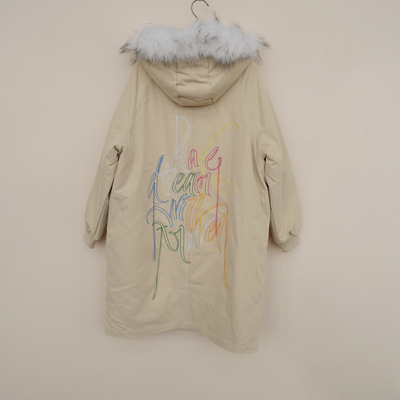 专柜正品超值真毛领厚保暖羽绒服