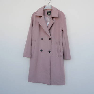 专柜正品超值冬厚暖直筒毛呢大衣