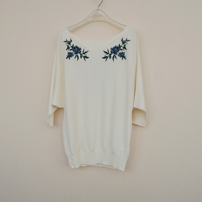 正品超值女春秋冰丝七分袖针织衫