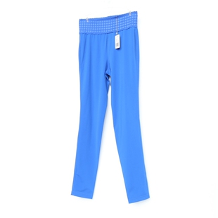 超值 XL正品 女秋冬轻盈亲肤高腰修身 保暖裤 F865宝兰 古系列M