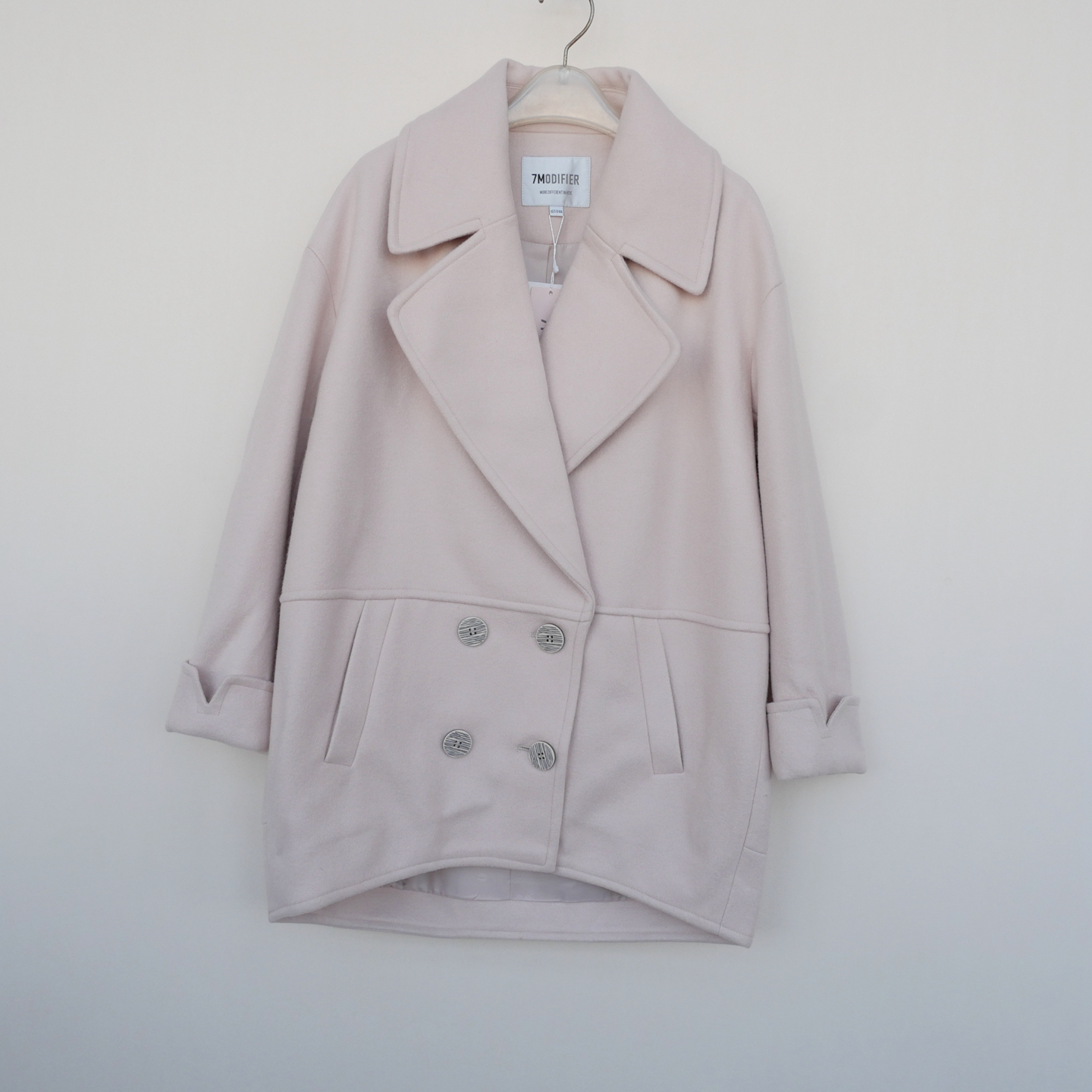 正品超值女冬厚柔宽松毛呢短大衣