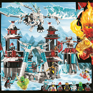 幻影忍者放逐君王的城堡战车机甲人仔男孩拼装积木玩具礼物70678