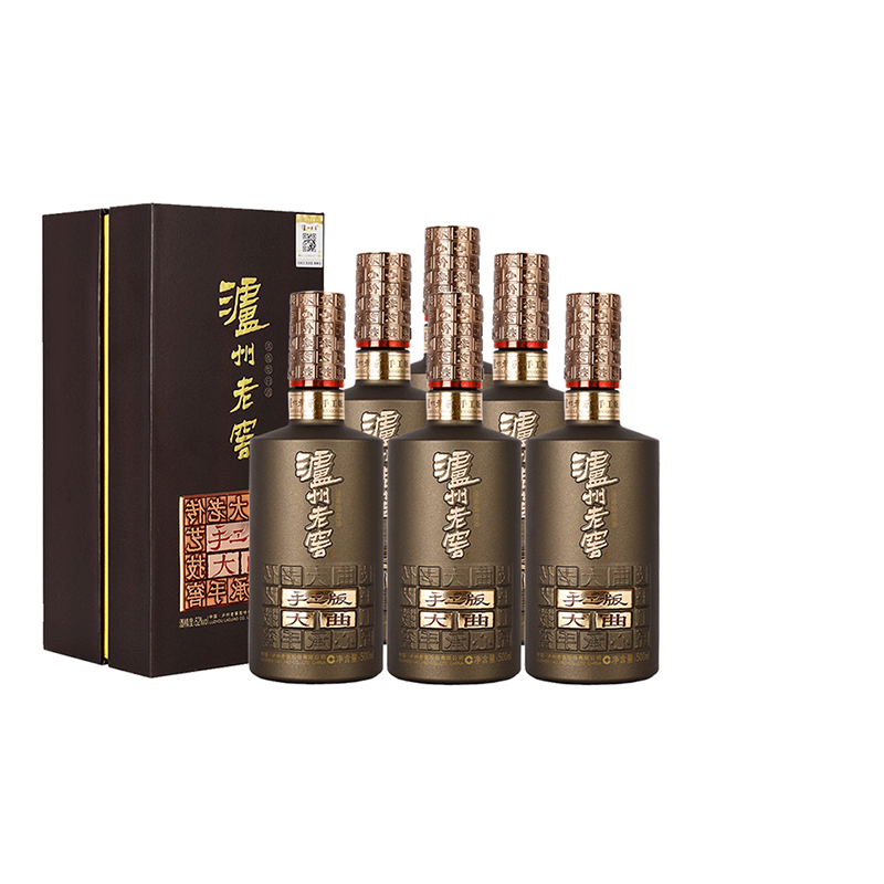 泸州老窖手工版大曲酒52度500ml*6瓶浓香型收藏礼品酒商务宴请酒