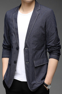 F3315钱塘2020-1秋季男士薄款休闲西服小西装上衣外套P175图片
