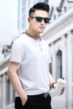 B5100钱塘2020-1夏季男士绅士短袖polo衫T恤翻领男装商务休闲P58，男装T恤，钱塘207-1