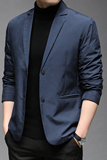 J937钱塘2020-1冬季90白鸭绒羽绒服舒适纯色西装商务休闲P230，男装羽绒服，钱塘207-1