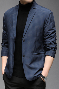 J937钱塘2020-1冬季90白鸭绒羽绒服舒适纯色西装商务休闲P230