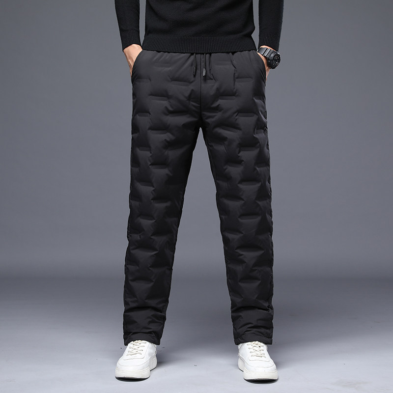 J1348钱塘2020-1冬季灰鸭绒羽绒裤中年休闲保暖P165，男装棉裤，钱塘207-1