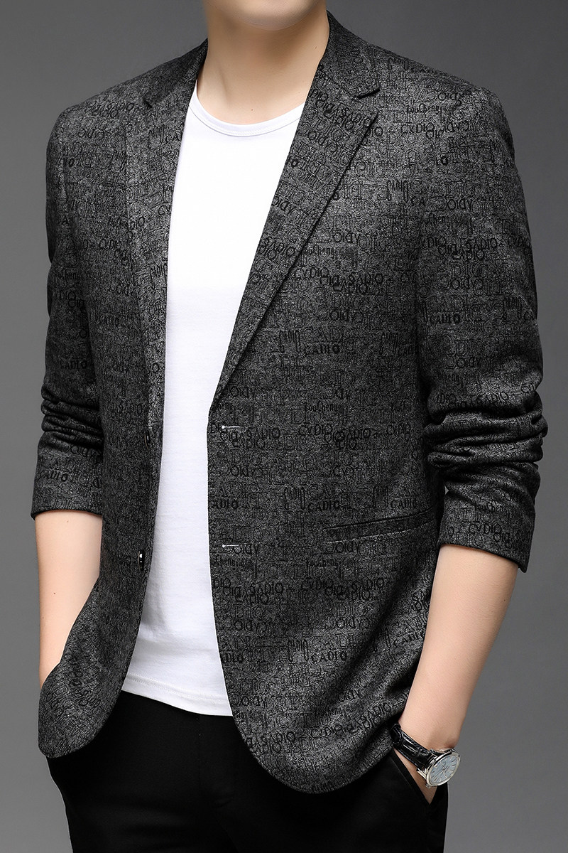 B21827钱塘2020-1秋冬男士上衣小西装潮流西服休闲男士外套P160,男装西服,钱塘207-1