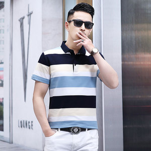B86127钱塘2020-1夏季男士时尚短袖polo衫T恤翻领男装商务休闲P62图片