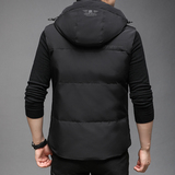 J992钱塘2020-1冬季90鸭绒羽绒服连帽马甲保暖背心P155，男装羽绒服，钱塘207-1