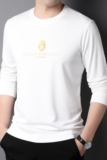 J890钱塘2020-1秋冬男士时尚打底衫长袖T恤圆领印花休闲P45，男装卫衣，钱塘207-1