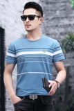 B8571钱塘2020-1夏季男士时尚短袖圆领基础T恤冰丝男装休闲P57，男装T恤，钱塘207-1