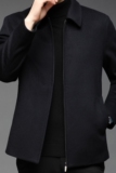 F3393钱塘2020-1秋冬羊绒精品大衣男士呢子风衣外套冬季商务P1700，男装毛呢大衣，钱塘207-1