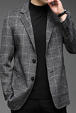 F3373钱塘2020-1秋季毛料羊毛纹理男士休闲西服毛呢休闲外套P330，男装西服，钱塘207-1