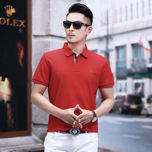 B21670钱塘2020-1夏季男士时尚短袖polo衫T恤翻领男装商务休闲P57图片